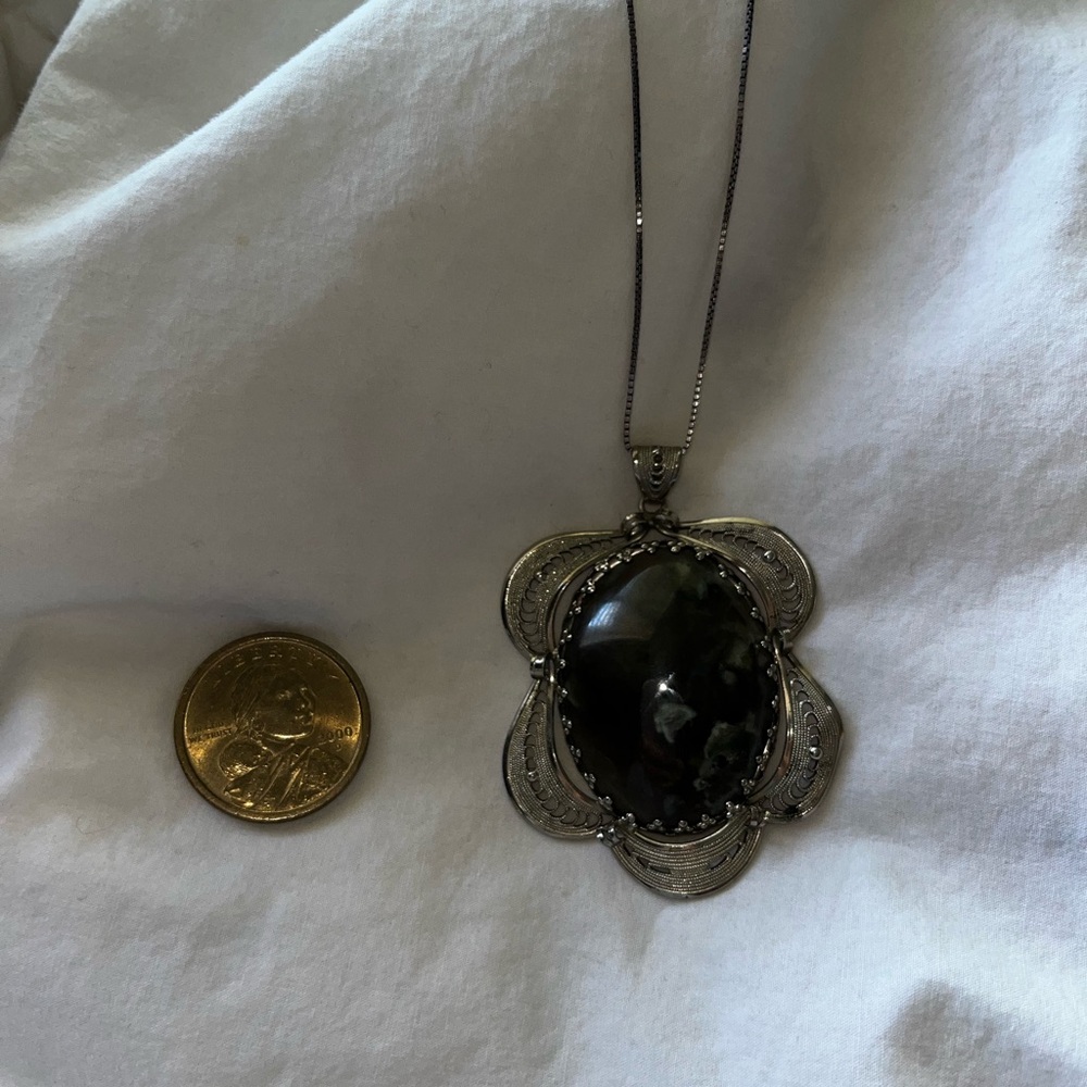 Moss Agate Pendant